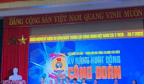 Công Đoàn Trường Cao đẳng Giao thông vận tải Trung ương V đạt Giải Ba toàn đoàn tại Hội thi “Kỹ năng hoạt động Công đoàn” Quận Liên Chiểu năm 2022