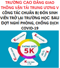 CÔNG TÁC CHUẨN BỊ ĐÓN HỌC SINH SINH VIÊN TRỞ LẠI TRƯỜNG HỌC SAU ĐỢT NGHỈ PHÒNG, CHỐNG DỊCH COVID-19