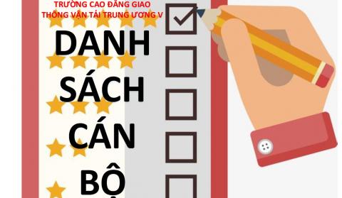 Danh sách cán bộ làm việc tại đơn vị qua từng thời kỳ