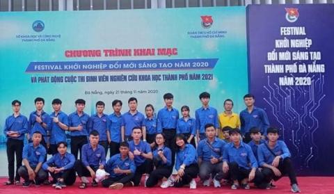 Đoàn thanh niên Trường Cao đẳng Giao thông vận tải Trung ương V tham gia Festival khởi nghiệp đổi mới sáng tạo năm 2020.