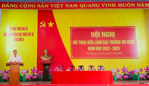 HỘI NGHỊ ĐỐI THOẠI GIỮA LÃNH ĐẠO NHÀ TRƯỜNG VỚI  HỌC SINH, SINH VIÊN NĂM HỌC 2022-2023