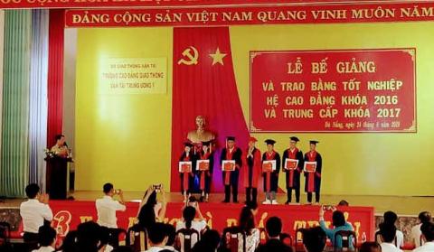 Lễ bế giảng và trao bằng tốt nghiệp đợt 1 hệ Cao đẳng khóa 2016 và hệ Trung cấp 2017