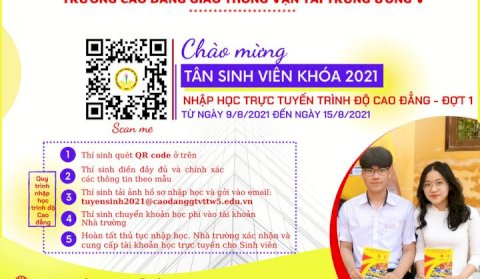 NHẬP HỌC ĐỢT 1 KHOÁ TUYỂN SINH NĂM 2021