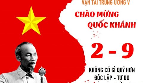 Trường Cao đẳng Giao thông vận tải Trung ương V chào mừng 77 năm ngày Quốc khánh của đất nước 