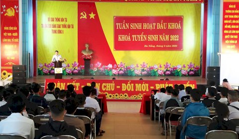 Trường Cao đẳng Giao thông vận tải Trung ương V tổ chức nhập học và sinh hoạt đầu khoá cho các lớp trình độ Trung cấp khoá tuyển sinh năm 2022.