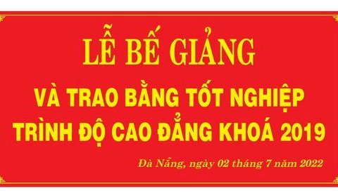 Trường Cao đẳng Giao thông vận tải Trung ương V tổ chức Lễ bế giảng và trao bằng tốt nghiệp trình độ Cao đẳng Khóa 2019.